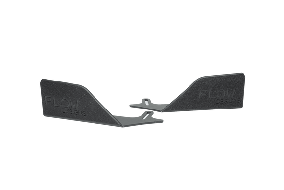 FLOW Designs  FK4/FK7 Civic RS Hatch PFL Front Lip Splitter Winglets (Pair) - MODE Auto Concepts