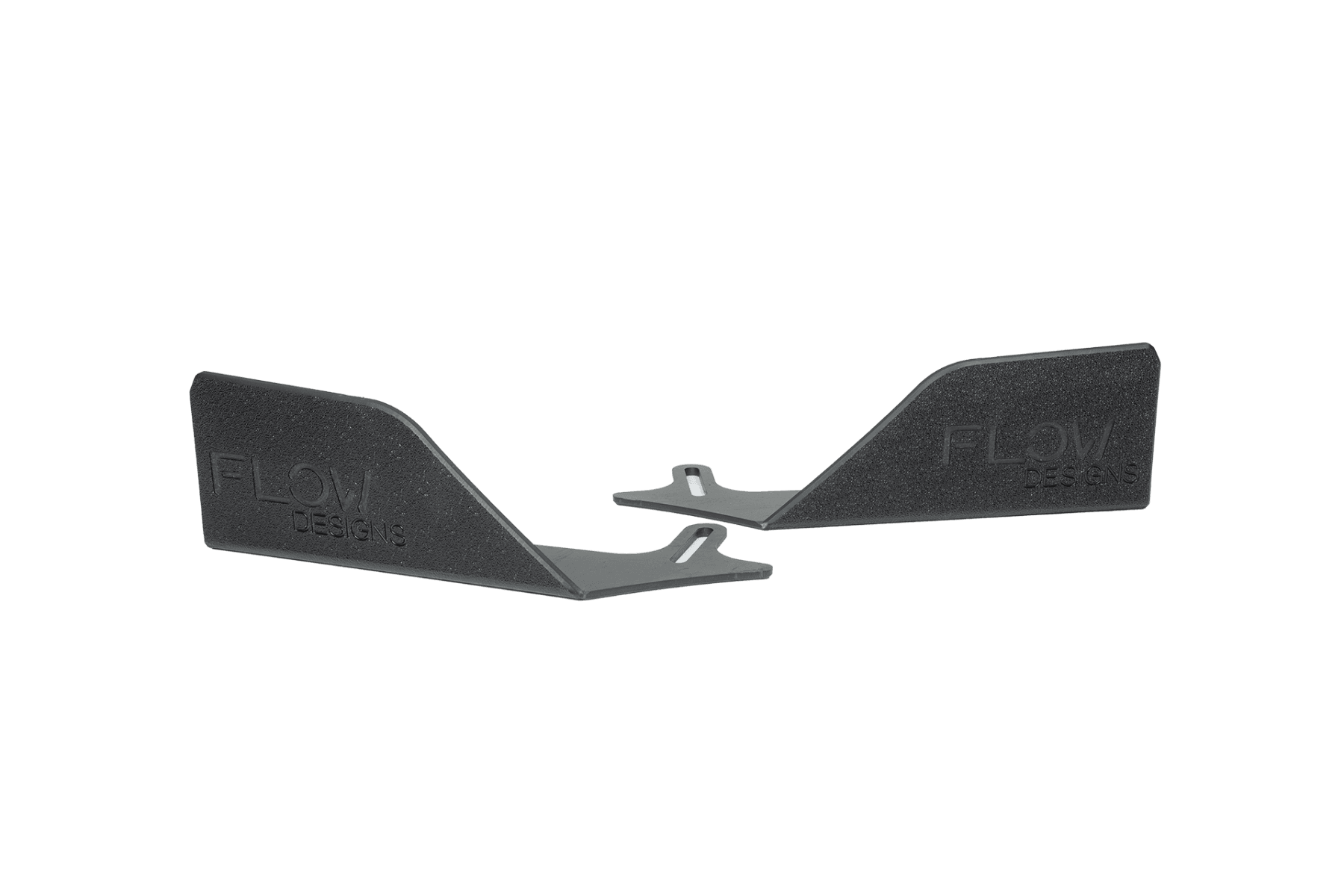 FLOW Designs  FK4/FK7 Civic RS Hatch FL Front Lip Splitter Winglets (Pair) - MODE Auto Concepts