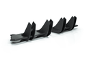 FLOW Designs  FK4/FK7 Civic RS Hatch FL Flow-Lock Rear Diffuser - MODE Auto Concepts