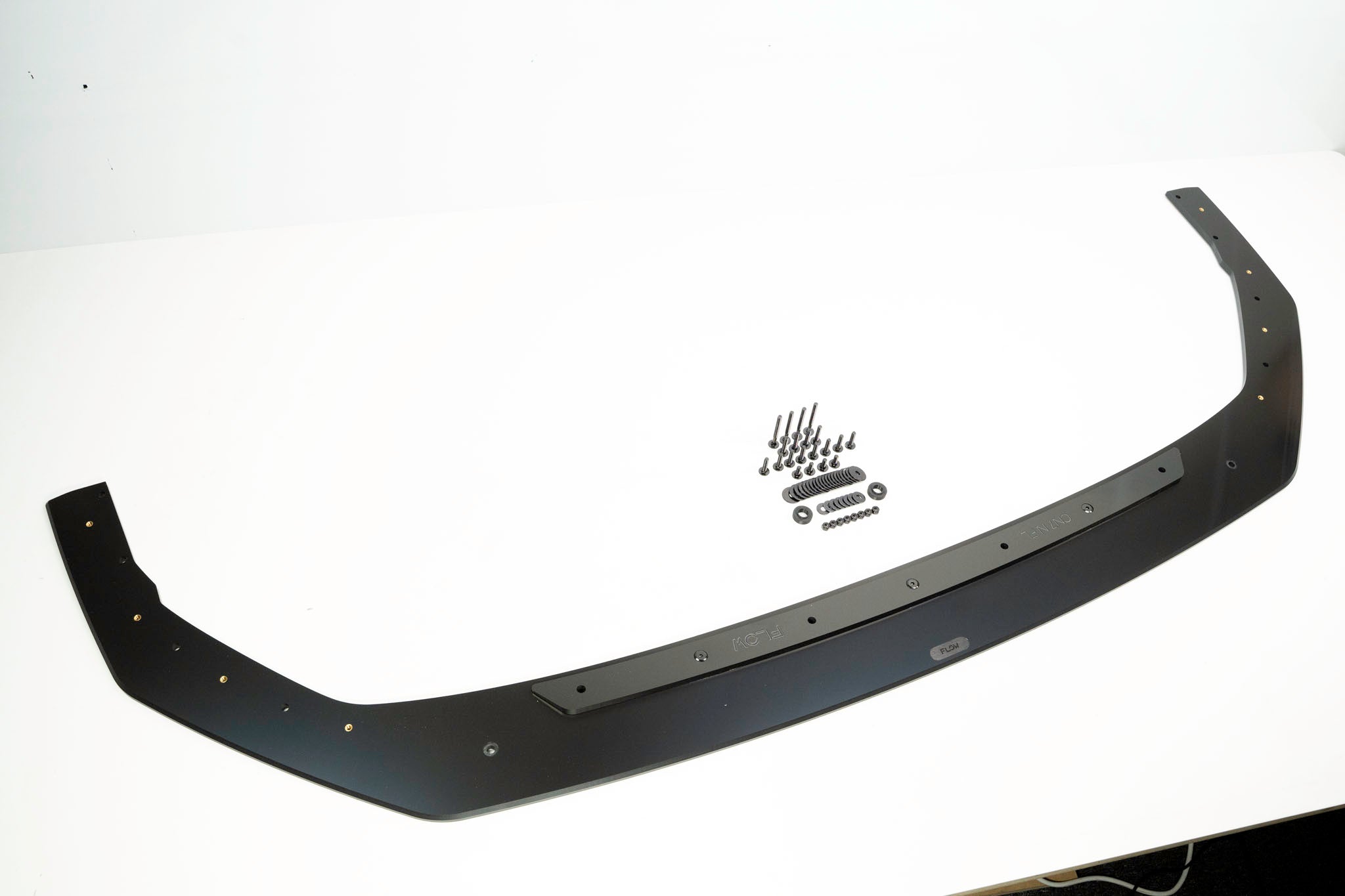 FLOW Designs  CN7 V2 Elantra N Sedan Facelift V2 - 2024 Front Lip Splitter & Mounting Brackets (Pair) - MODE Auto Concepts