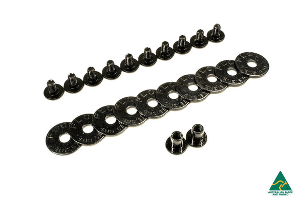 FLOW Designs  VF Commodore S1 Wagon Front Lip Splitter Extensions (Pair) - MODE Auto Concepts