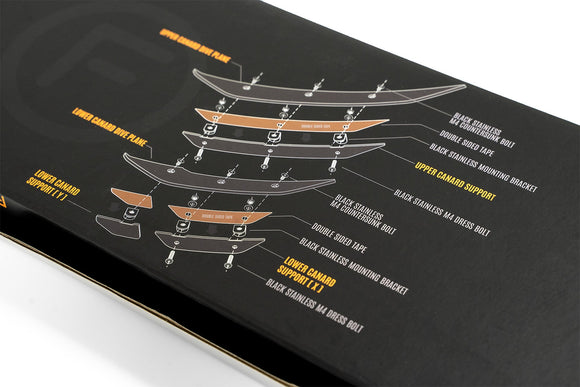 FLOW Designs  i30 N PD (PFL) Front Bumper Canards - MODE Auto Concepts