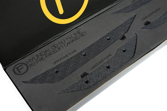 FLOW Designs  i30 N PD (PFL) Front Bumper Canards - MODE Auto Concepts