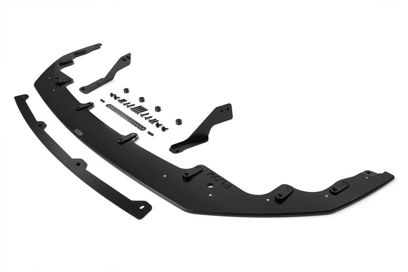 FLOW Designs  Corolla GR Chassis Mounted Front Lip Splitter (GLOSS) - MODE Auto Concepts