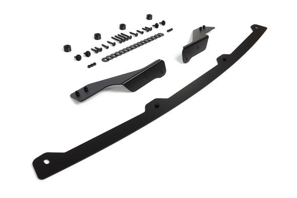 FLOW Designs  Corolla GR Chassis Mounted Front Lip Splitter (TEXTURED) - MODE Auto Concepts