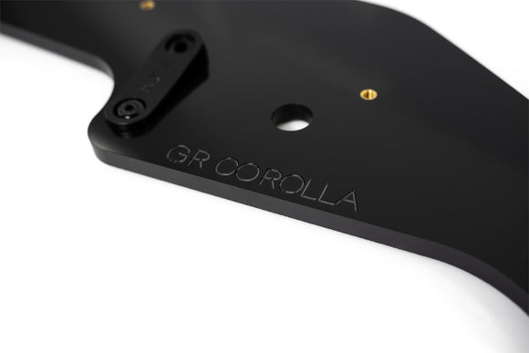 FLOW Designs  Corolla GR Chassis Mounted Front Lip Splitter (GLOSS) - MODE Auto Concepts