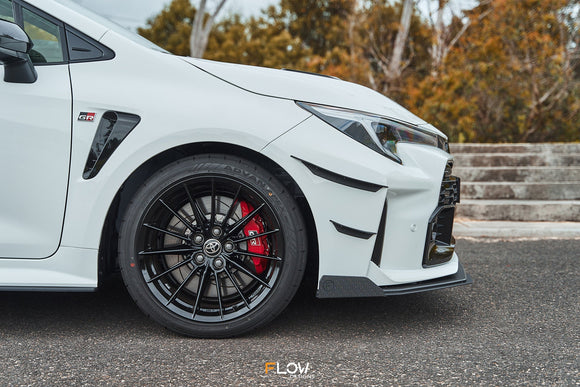 FLOW Designs  Corolla GR Front Bumper Canards - MODE Auto Concepts