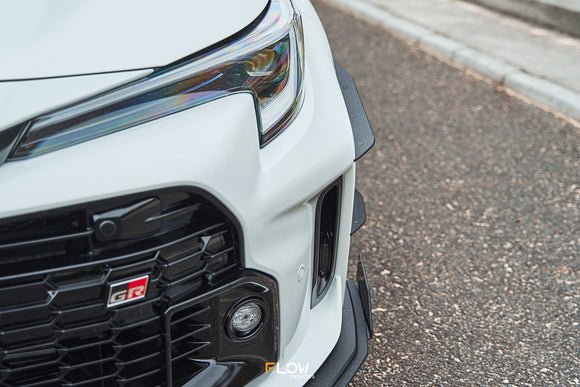 FLOW Designs  Corolla GR Front Bumper Canards - MODE Auto Concepts