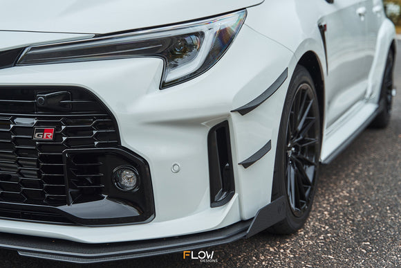 FLOW Designs  Corolla GR Front Bumper Canards - MODE Auto Concepts