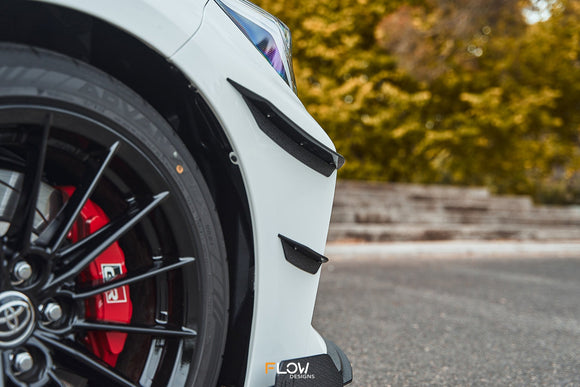 FLOW Designs  Corolla GR Front Bumper Canards - MODE Auto Concepts