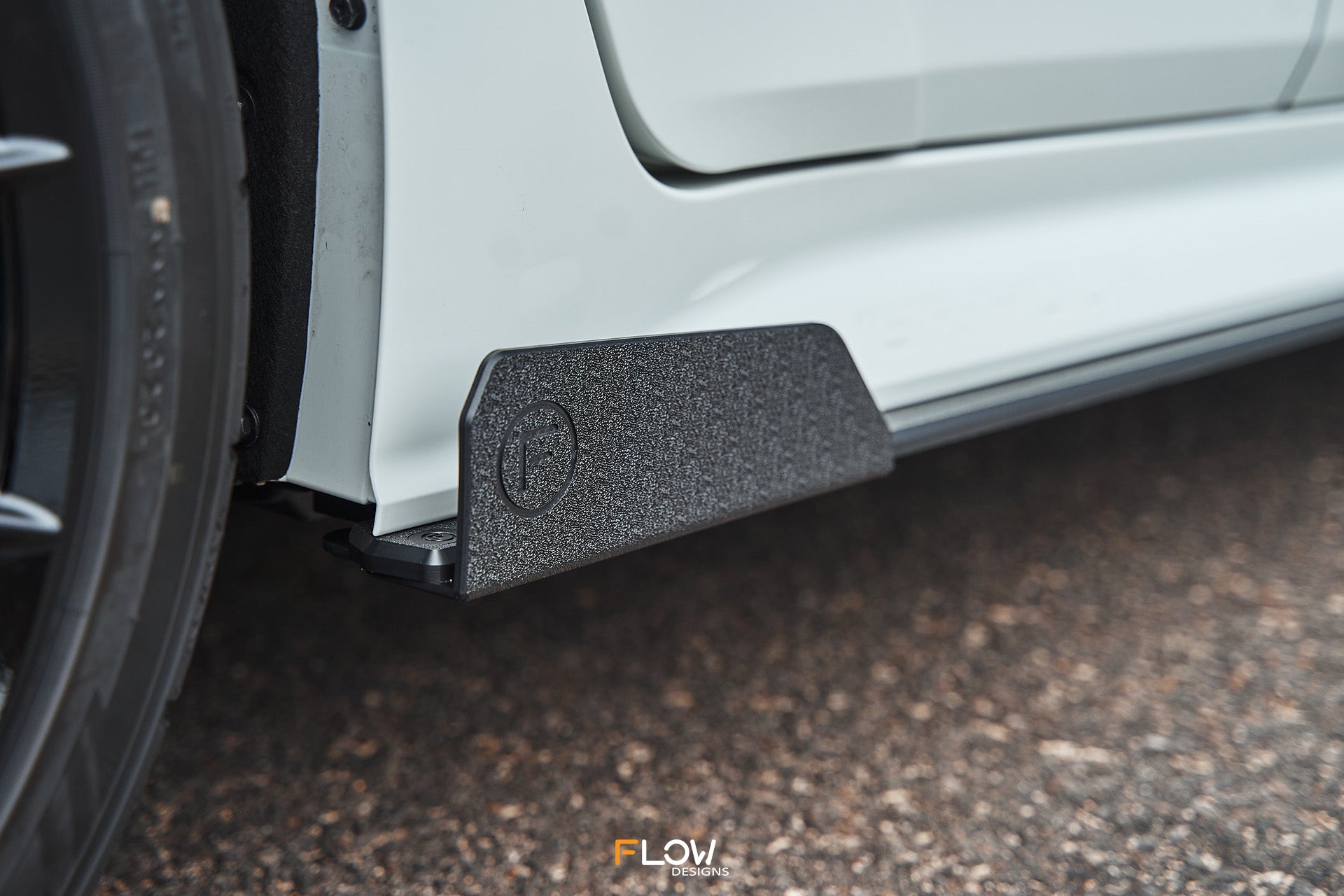 FLOW Designs  Corolla GR Side Skirt Splitters (TEXTURED: Pair) - MODE Auto Concepts