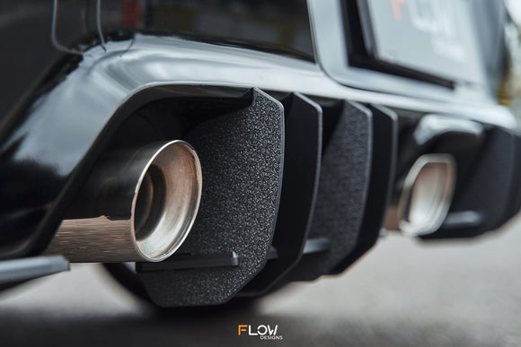 FLOW Designs  Corolla GR Flow-Lock Rear Diffuser (TEXTURED) - MODE Auto Concepts