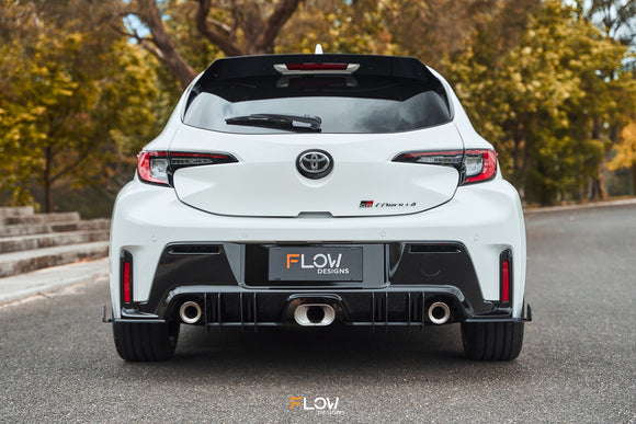 FLOW Designs  Corolla GR Flow-Lock Rear Diffuser (TEXTURED) - MODE Auto Concepts