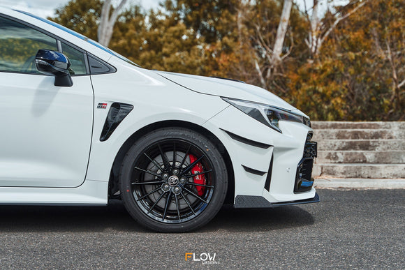 FLOW Designs  Corolla GR Front Lip Splitter Winglets (Pair) - MODE Auto Concepts
