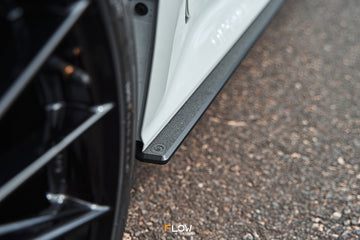FLOW Designs  Corolla GR Side Skirt Splitters (TEXTURED: Pair) - MODE Auto Concepts