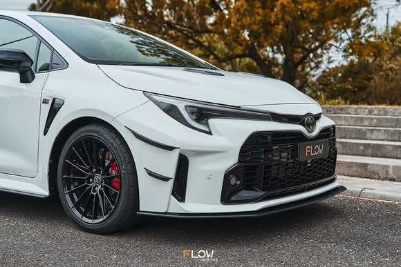 FLOW Designs  Corolla GR Front Bumper Canards - MODE Auto Concepts