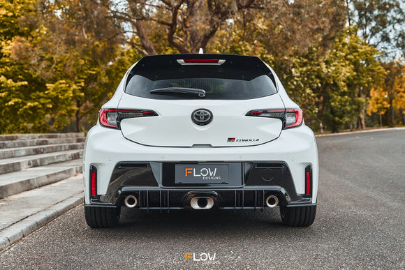 FLOW Designs  Corolla GR Flow-Lock Rear Diffuser (GLOSS) - MODE Auto Concepts