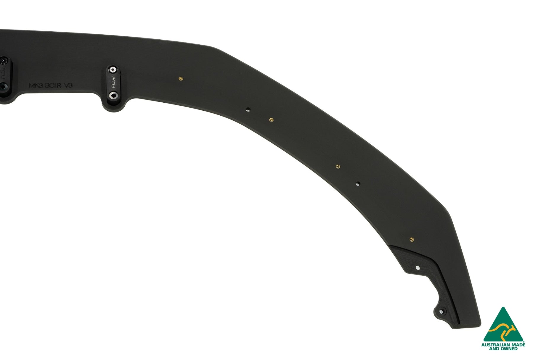 FLOW Designs  Scirocco R PFL V3 Front Lip Splitter - MODE Auto Concepts