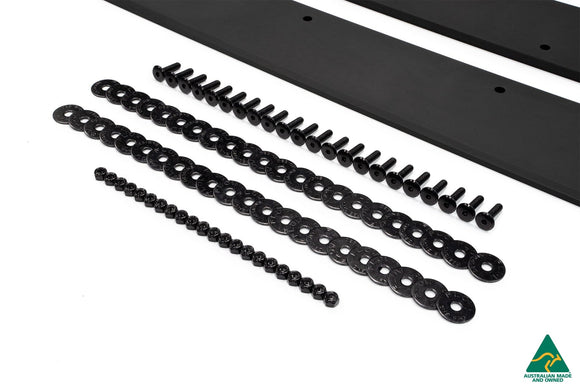 FLOW Designs  MK1 Falcon FG Side Skirt Splitters (Pair) - MODE Auto Concepts