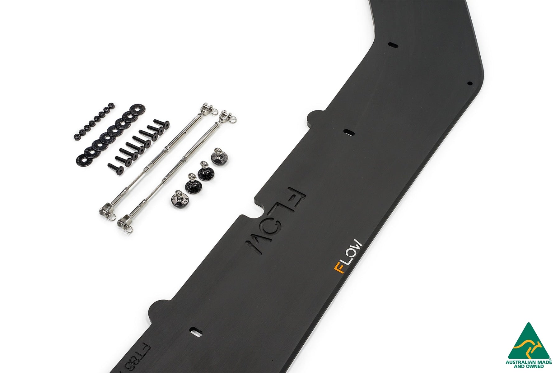 FLOW Designs  Toyota 86 (GT86/FT86) Front Lip Splitter V2 (With Support Rods)