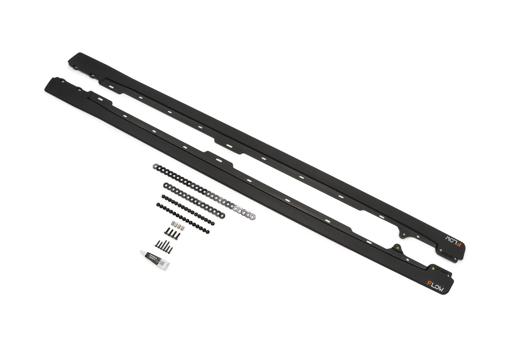 FLOW Designs  MK6 Golf GTI Side Skirt Splitters V3 (Pair)