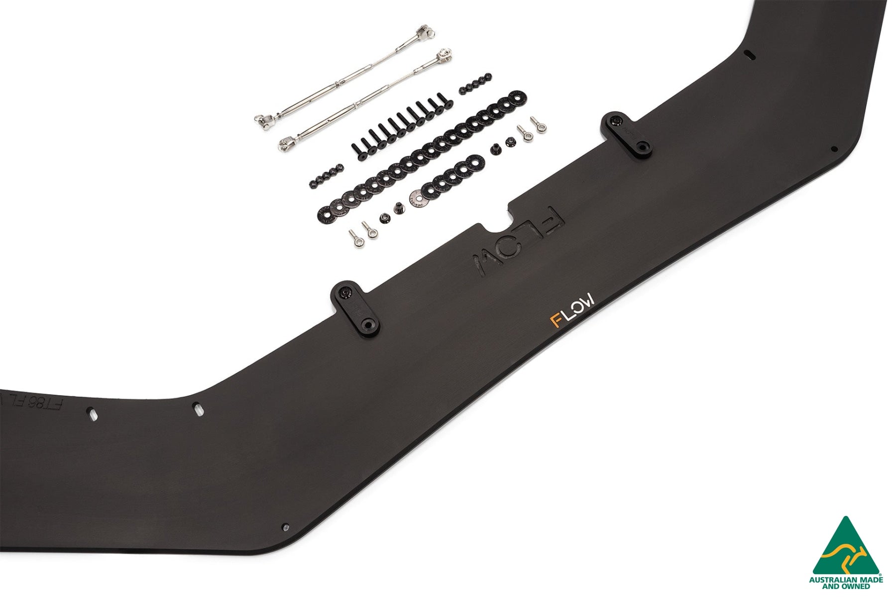 FLOW Designs  Toyota 86 (Facelift) Front Lip Splitter V2 (With Support Rods)