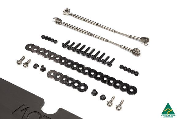 FLOW Designs  Toyota 86 (Facelift) Front Lip Splitter V2 (With Support Rods) - MODE Auto Concepts