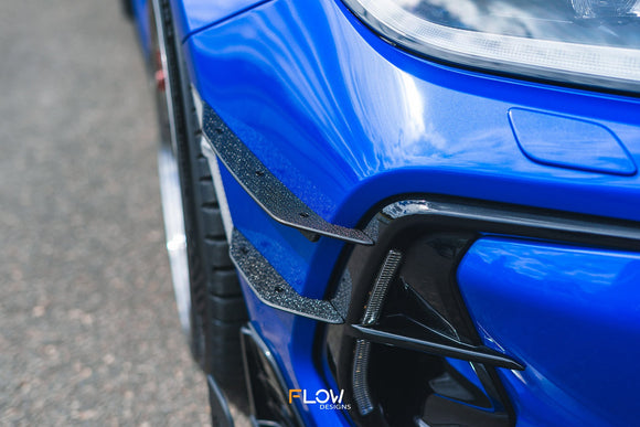 FLOW Designs  ZD8 BRZ STI Front Bumper Canards - MODE Auto Concepts
