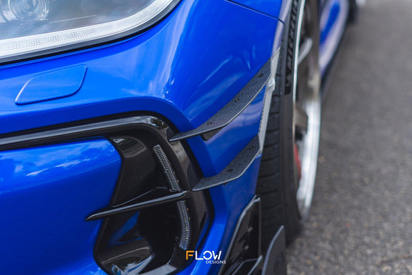 FLOW Designs  ZD8 BRZ STI Front Bumper Canards - MODE Auto Concepts