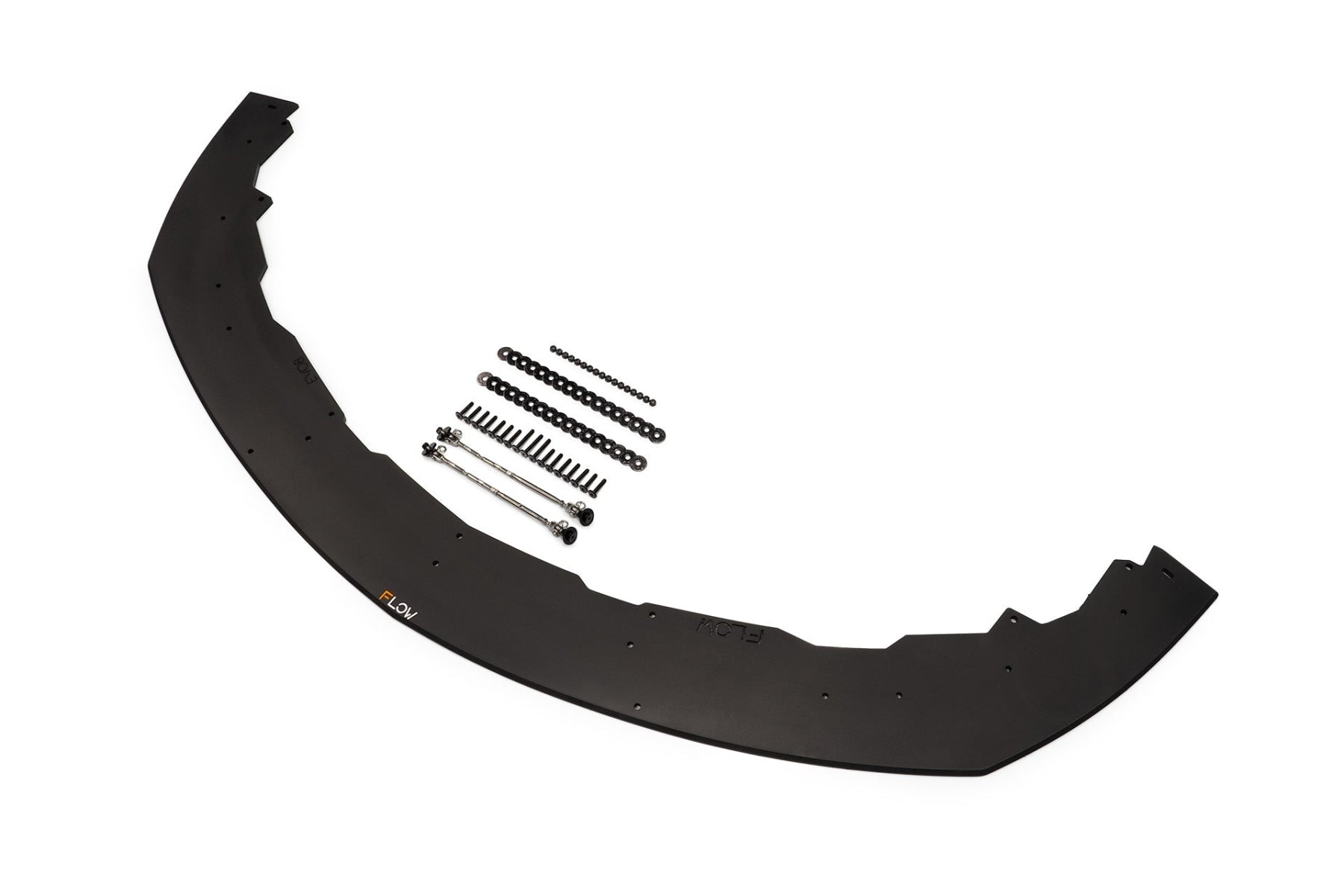 FLOW Designs  Lancer Evolution VIII Front Lip Splitter With Support Rods