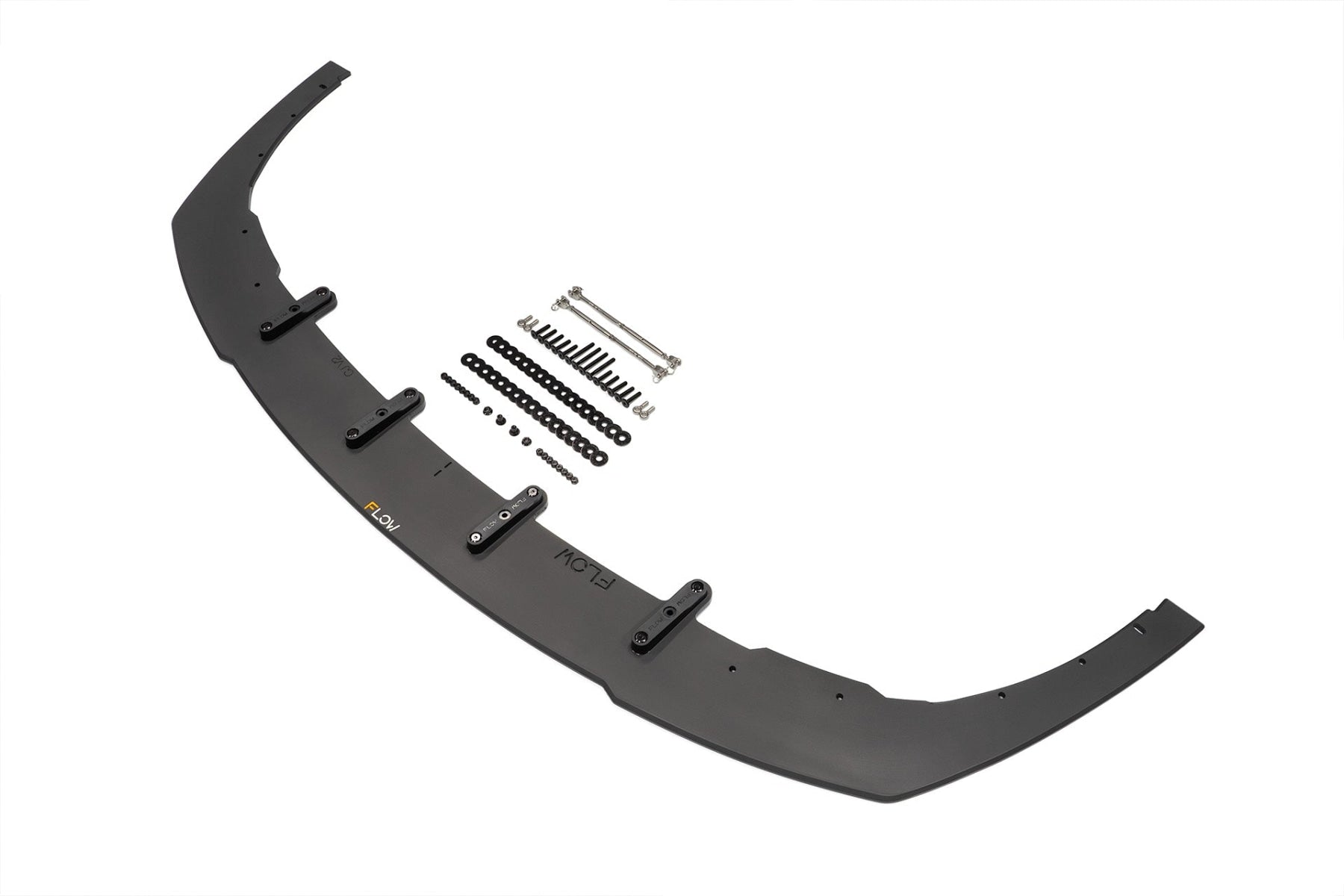 FLOW Designs  Lancer Ralliart CJ Front Splitter V2.5 With Support Rods
