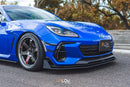 FLOW Designs  ZD8 BRZ STI Front Lip Splitter (GLOSS) - MODE Auto Concepts