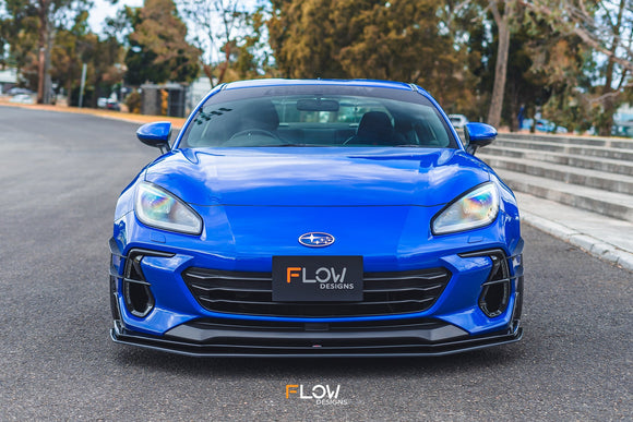 FLOW Designs  ZD8 BRZ STI Front Bumper Canards - MODE Auto Concepts
