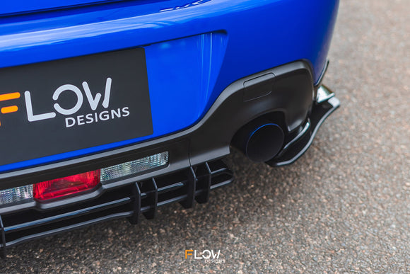FLOW Designs  ZD8 BRZ STI Rear Spats (GLOSS; Pair) - MODE Auto Concepts