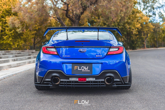 FLOW Designs  ZD8 BRZ STI Flow-Lock Rear Diffuser (GLOSS) - MODE Auto Concepts