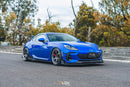 FLOW Designs  ZD8 BRZ STI Front Lip Splitter (TEXTURED) - MODE Auto Concepts