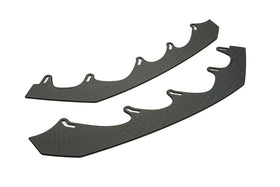 FLOW Designs  Scirocco R PFL V3 Front Lip Splitter Extensions (Pair) - MODE Auto Concepts