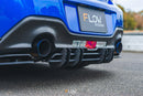 FLOW Designs  ZD8 BRZ STI Flow-Lock Rear Diffuser (TEXTURED) - MODE Auto Concepts