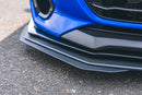 FLOW Designs  ZD8 BRZ STI Front Lip Splitter (TEXTURED) - MODE Auto Concepts