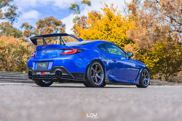 FLOW Designs  ZD8 BRZ STI Flow-Lock Rear Diffuser (TEXTURED) - MODE Auto Concepts