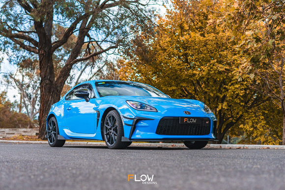 FLOW Designs  ZN8 GR86 Front Lip Splitter (TEXTURED) - MODE Auto Concepts