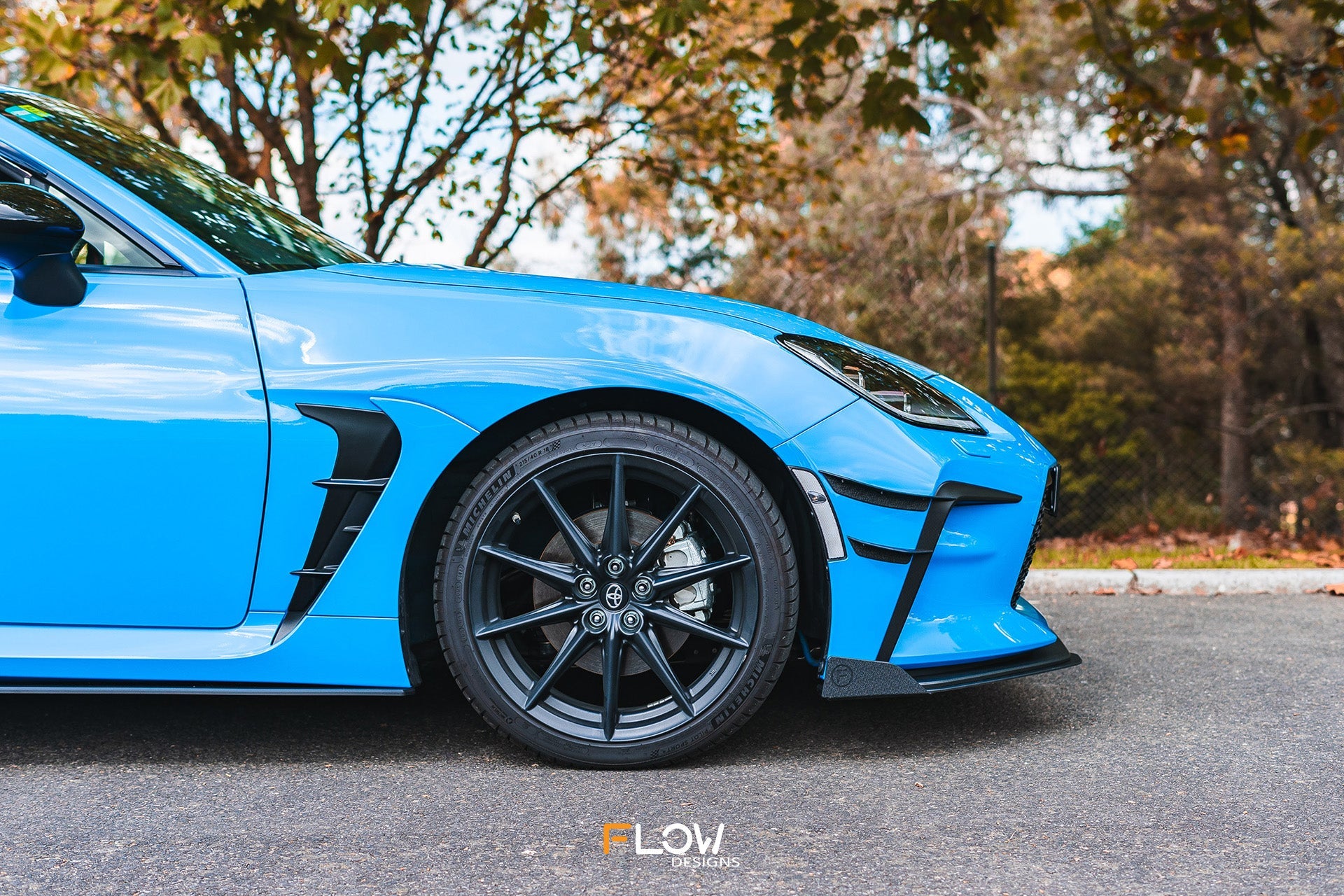 FLOW Designs  ZN8 GR86 Front Bumper Canards - MODE Auto Concepts
