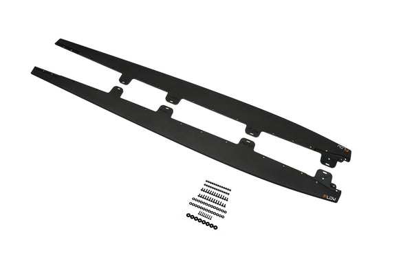 FLOW Designs  Scirocco R FL V3 Side Skirt Splitters (Pair) - MODE Auto Concepts