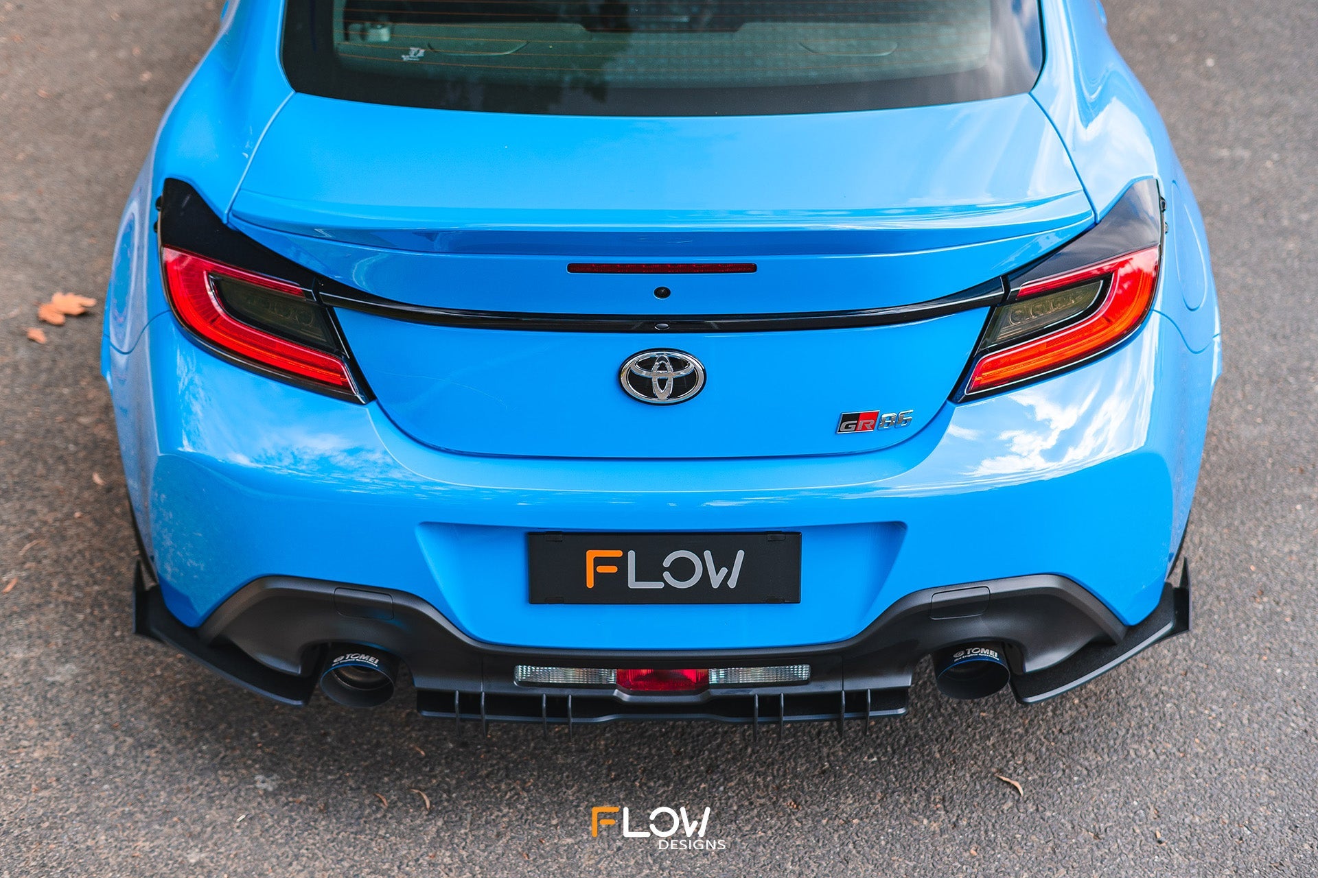 FLOW Designs  ZN8 GR86 Flow-Lock Rear Diffuser (TEXTURED) - MODE Auto Concepts