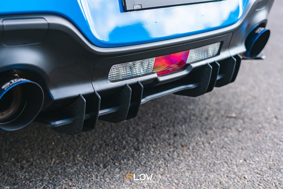 FLOW Designs  ZN8 GR86 Flow-Lock Rear Diffuser (TEXTURED) - MODE Auto Concepts