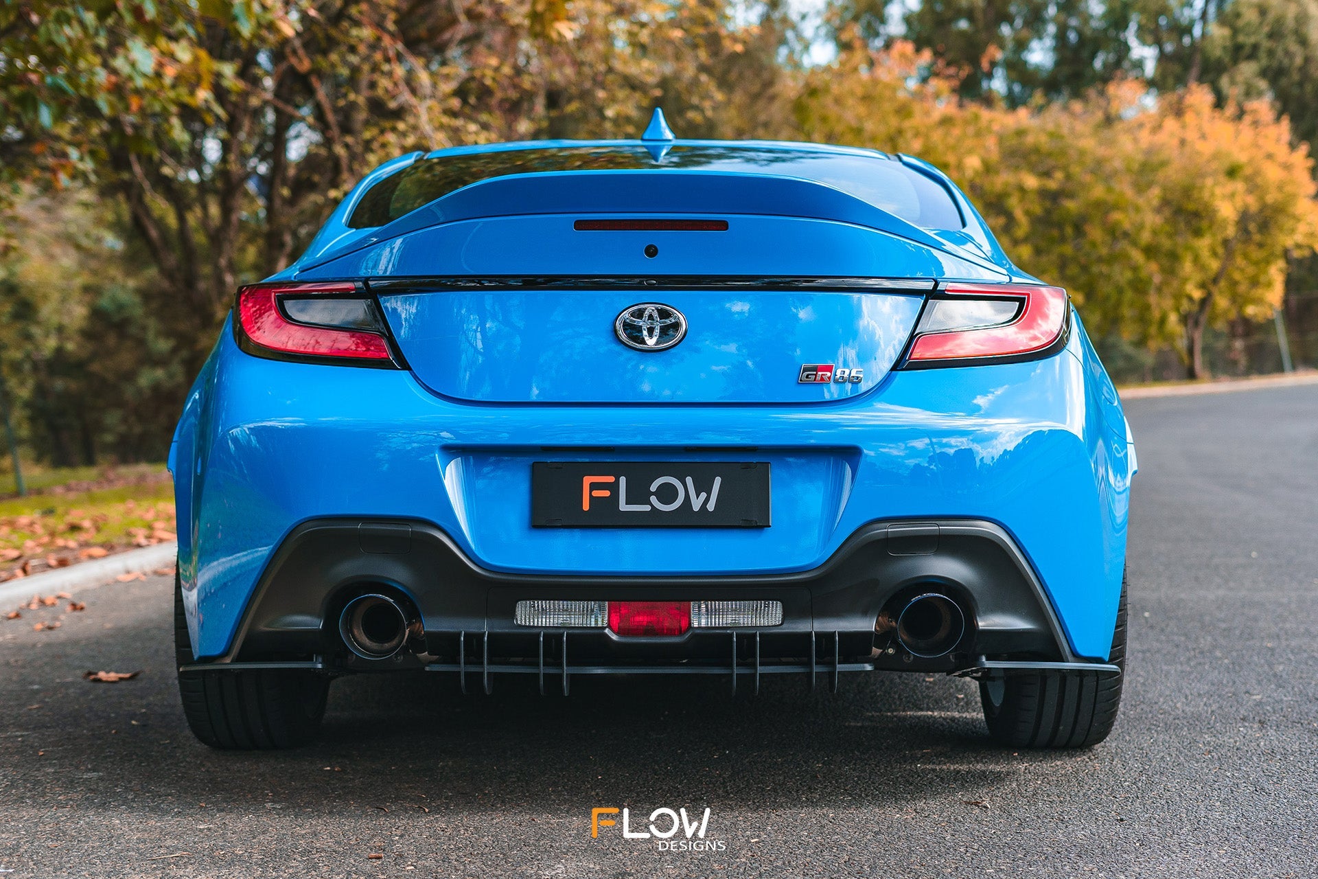 FLOW Designs  ZN8 GR86 Flow-Lock Rear Diffuser (TEXTURED) - MODE Auto Concepts