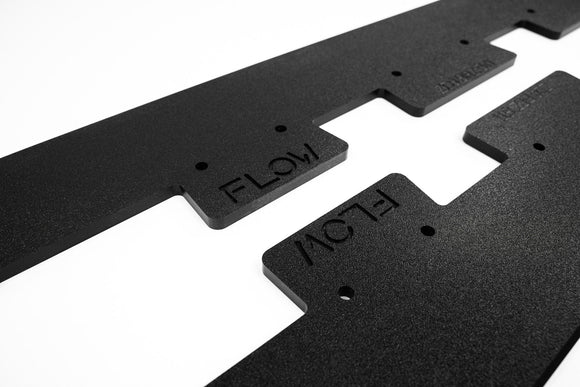 FLOW Designs  ZD8 BRZ STI Side Skirt Splitters (TEXTURED: Pair) - MODE Auto Concepts