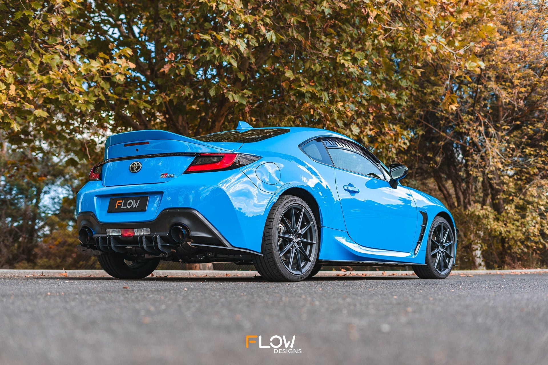FLOW Designs  ZN8 GR86 Flow-Lock Rear Diffuser (TEXTURED) - MODE Auto Concepts