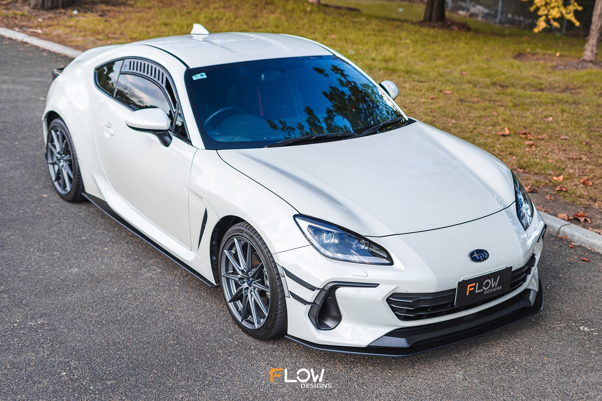 FLOW Designs  ZD8 BRZ Front Lip Splitter (GLOSS) - MODE Auto Concepts
