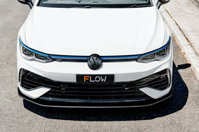 FLOW Designs  MK8 Golf R Chassis Mounted Front Lip Splitter - MODE Auto Concepts